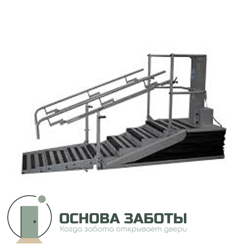 Тренажер лестница-брусья МАДИН Альтэр Стэп с короткой рампой (600 мм)