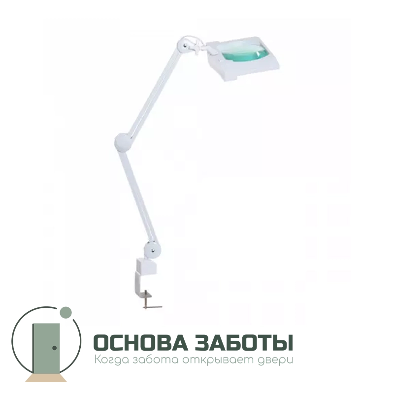 Лампа-лупа бестеневая MED-MOS 9002LED (9002LED-D) с настольным креплением